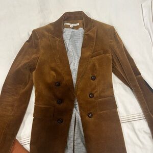 Veronica Beard Brown Corduroy Blazer